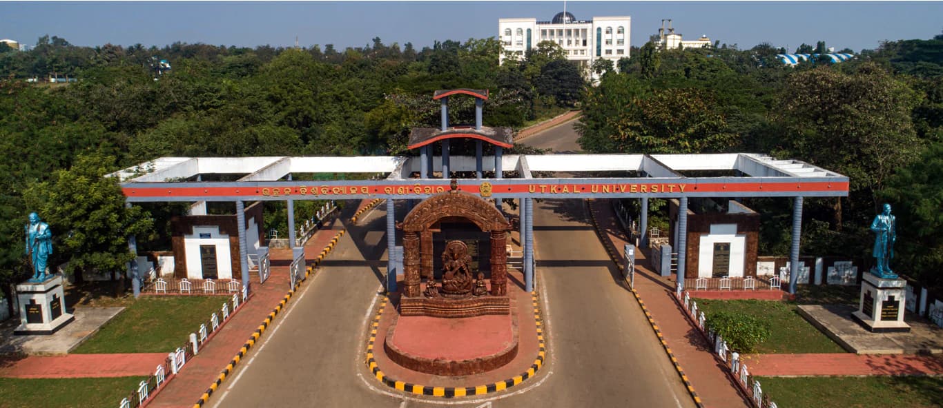 Utkal University campus, Bhubaneswar — premier state university of Odisha